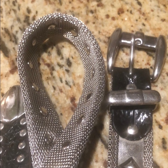 Men’s Italian belt, Metal studs; great condition - Picture 2 of 13